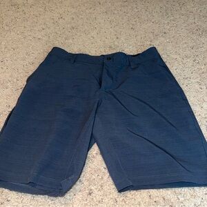 BYLT Basics Kinetic Navy Flat Front Shorts